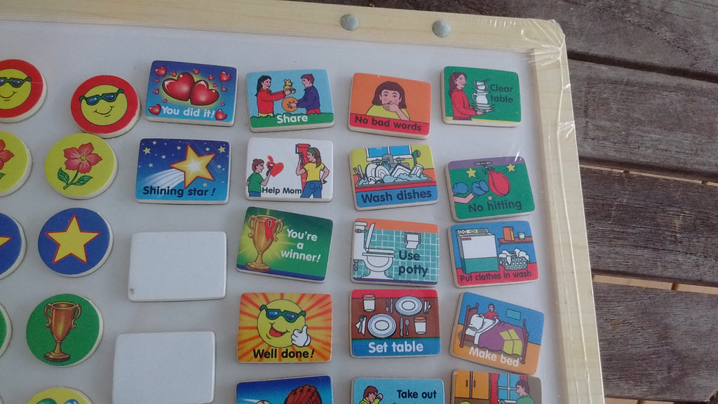 Melissa & Doug Deluxe Wooden Responsibility Chart 000772037891