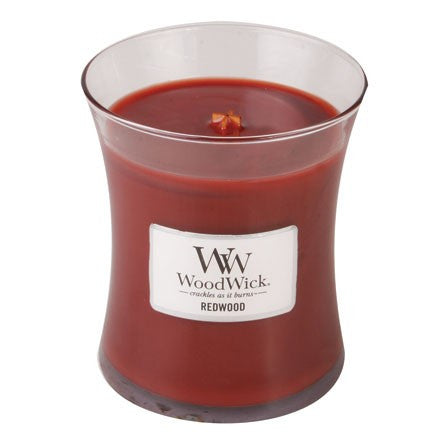 WoodWick Candle -Redwood - 2 sizes - Olde Church Emporium