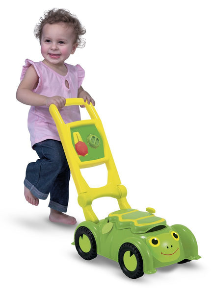 Melissa & Doug - Sunny Patch Tootle Turtle Mower With Storage Compartment [Home Decor]- Olde Church Emporium