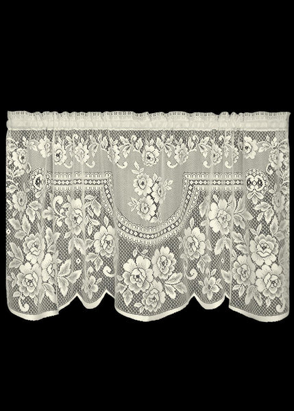 Heritage Lace - Victorian Rose Collection - Curtains,Tablecloths, Doilies, Placemats, Runners, Home Textiles, etc.