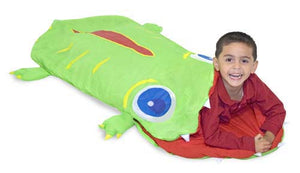 Melissa and Doug Augie Alligator Sleeping Bag for Kids Ages 5+ Item # 6208