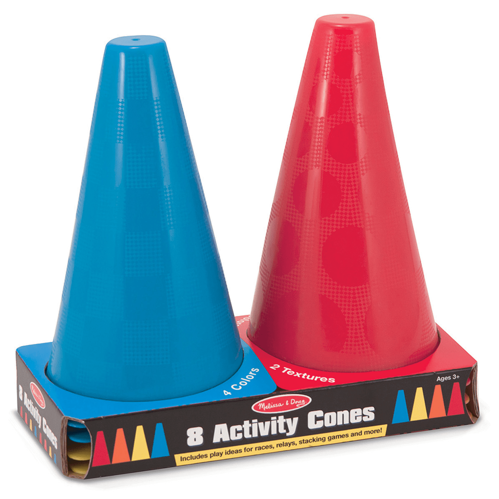 Melissa and Doug Activity Cones - Set of 8 Colorful - Olde Church Emporium