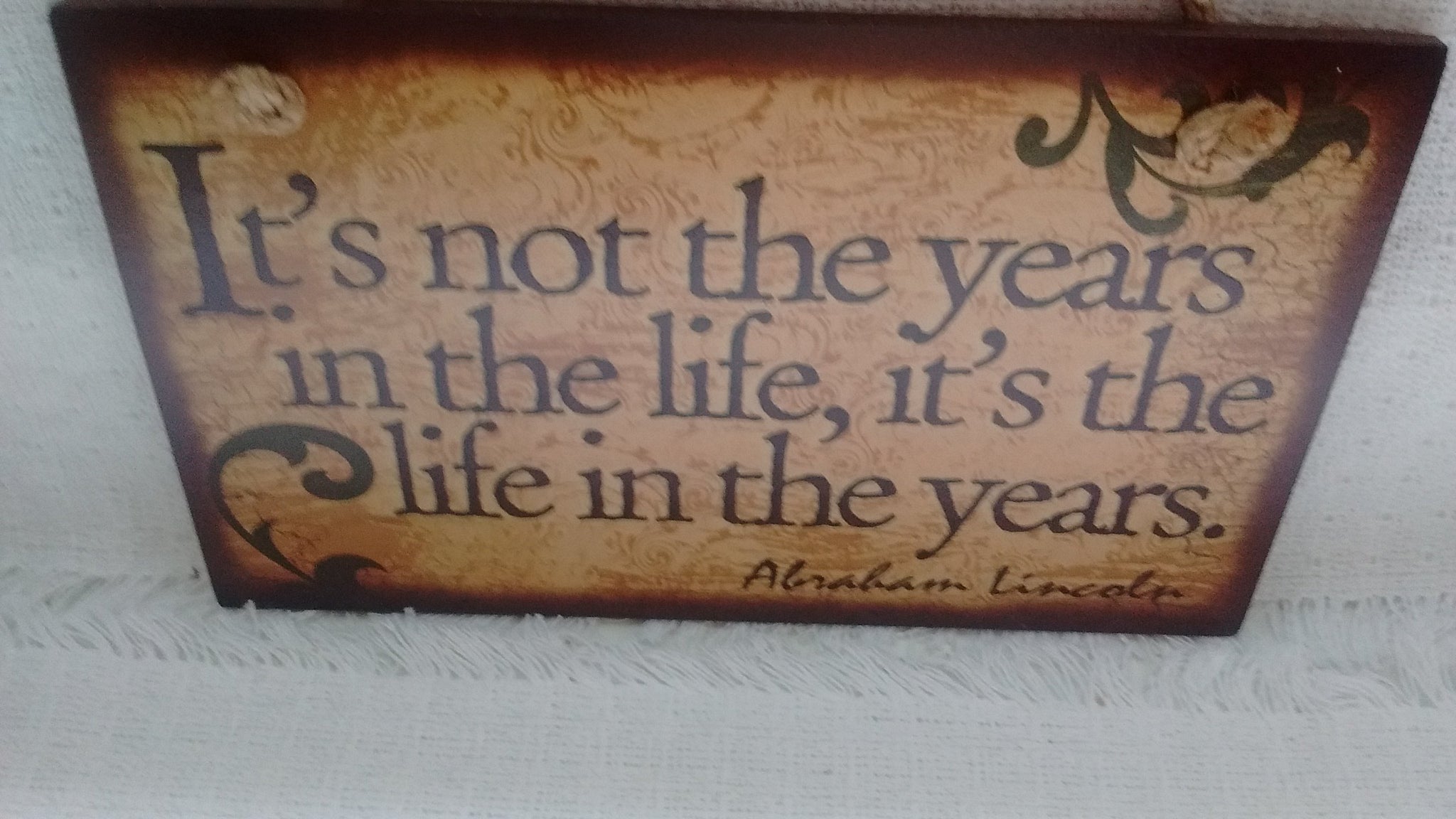 Wooden Sign  Humor, Proverbs, Lincoln  Made in USA Free Shipping - Olde Church Emporium