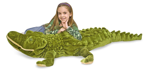 Melissa & Doug - Giant Alligator - Lifelike Stuffed Animal (nearly 6 feet long) - Olde Church Emporium