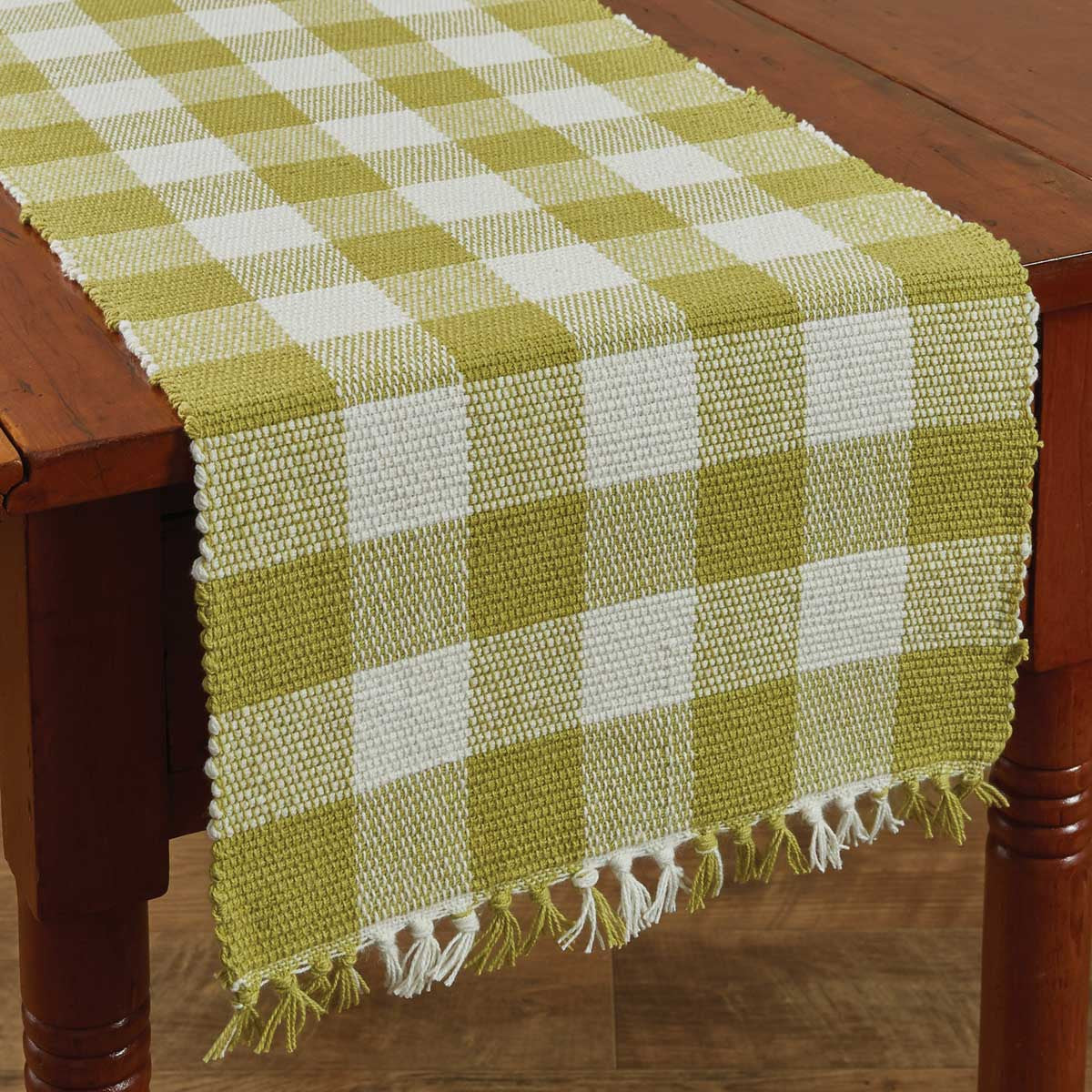 Park Design - Wicklow Yarn Table Runners Aloe 2 Sizes 13 x 36 or 54 Inches