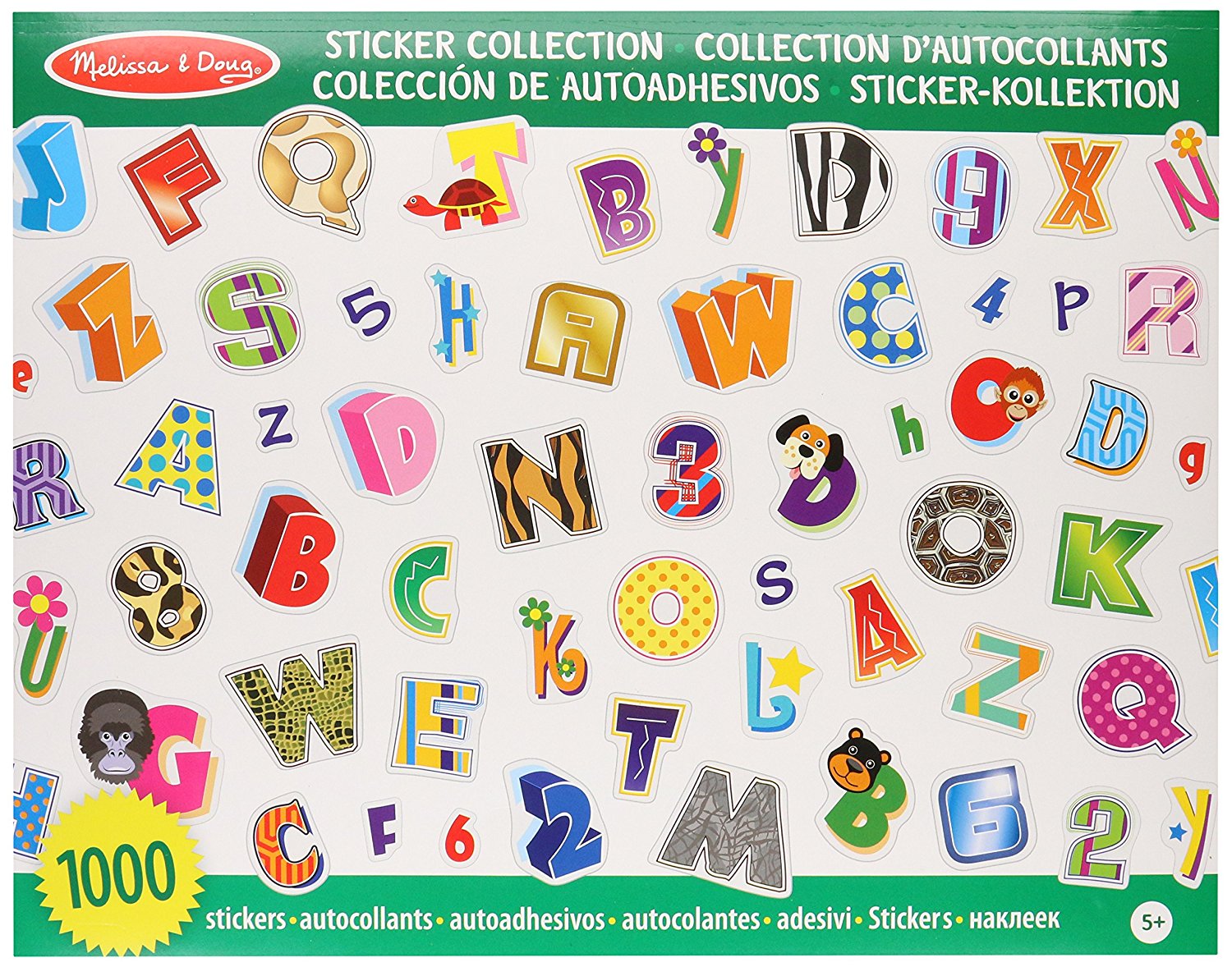 Melissa & Doug Alphabet & Numbers Sticker Collection