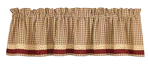 Park Designs Apple Jack Valances and Runners 72 x 14 Inches