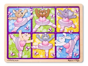 Melissa & Doug  24 Piece Ballerinas and Butterflies Jigsaw Puzzle [Home Decor]- Olde Church Emporium