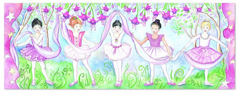 Melissa & Doug Bella Ballerina Jumbo Jigsaw Floor Puzzle (48 pcs, nearly 4 feet long) [Home Decor]- Olde Church Emporium