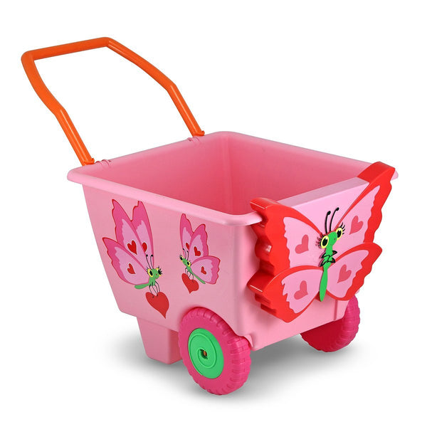Melissa & Doug - Sunny Patch Bella Butterfly Cart Pretend Play Toy for Kids Ages 3+ [Home Decor]- Olde Church Emporium