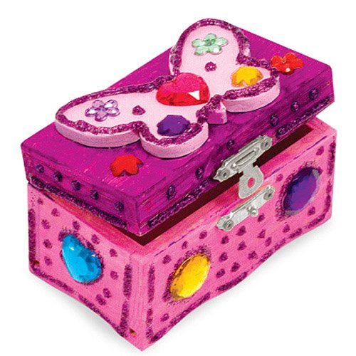 Melissa and Doug - Decorate Your Own Wooden Butterfly Chest [Home Decor]- Olde Church Emporium