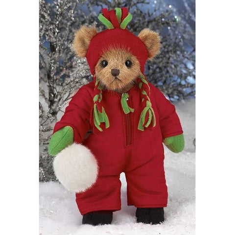 Bearington - Christmas Holiday Bear " Ben Chillin'" - 13 Inches and Retired - Olde Church Emporium