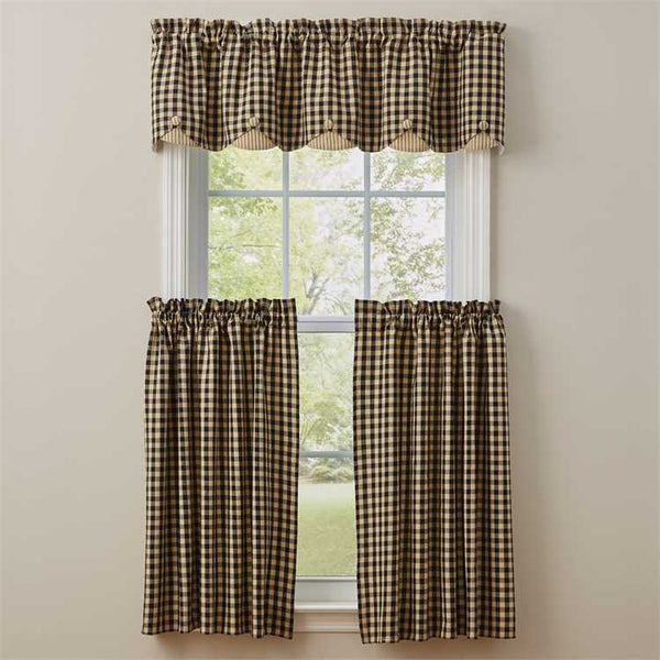 Park Designs - Berry Gingham Collection Curtains and Tabletop Items [Home Decor]- Olde Church Emporium