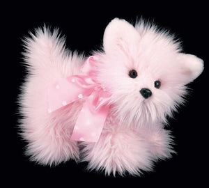 Bearington - Beggin for Love Plush Valentines Pink Puppy 12 Inches and Retired - Olde Church Emporium