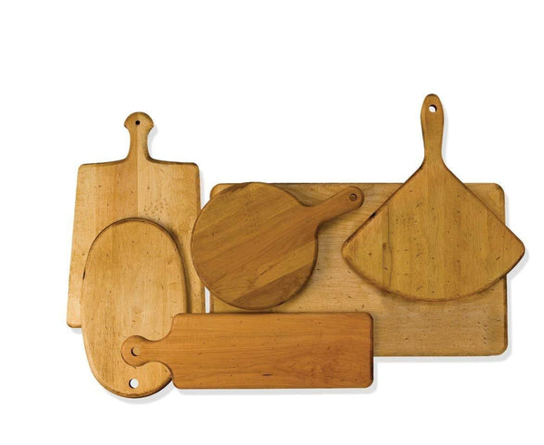 J.K. Adams 17-Inch-by-15-Inch Maple Wood Artisan Cutting Board, Ginkgo-Shaped - Olde Church Emporium