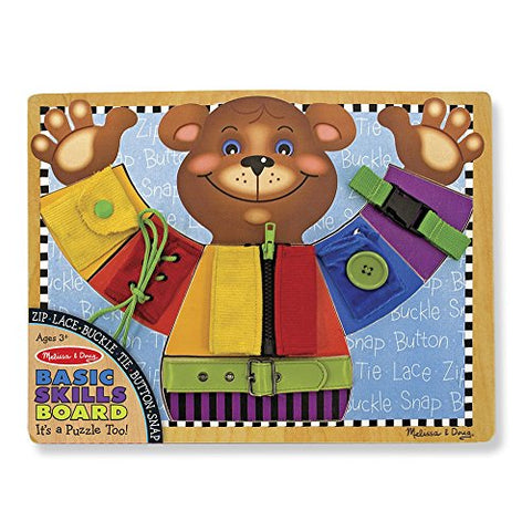 Melissa & Doug - Basic Skills Board Ages 3+ [Home Decor]- Olde Church Emporium