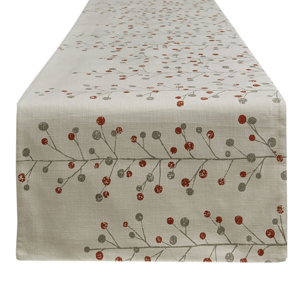 Park Design Berry Sprig Printed Table Runner 15 x 72 Inches Long  Farmhouse, Country - Olde Church Emporium