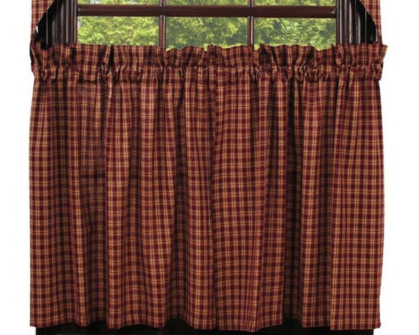 Cambridge Starberry Vine Collection - Lined Valances, Tiers, Panels, Prairies, and More