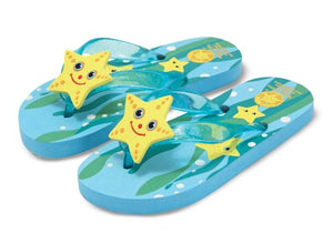 Melissa and Doug - Sunny Patch Cinco Starfish Flip-Flops Various Styles and Sizes [Home Decor]- Olde Church Emporium