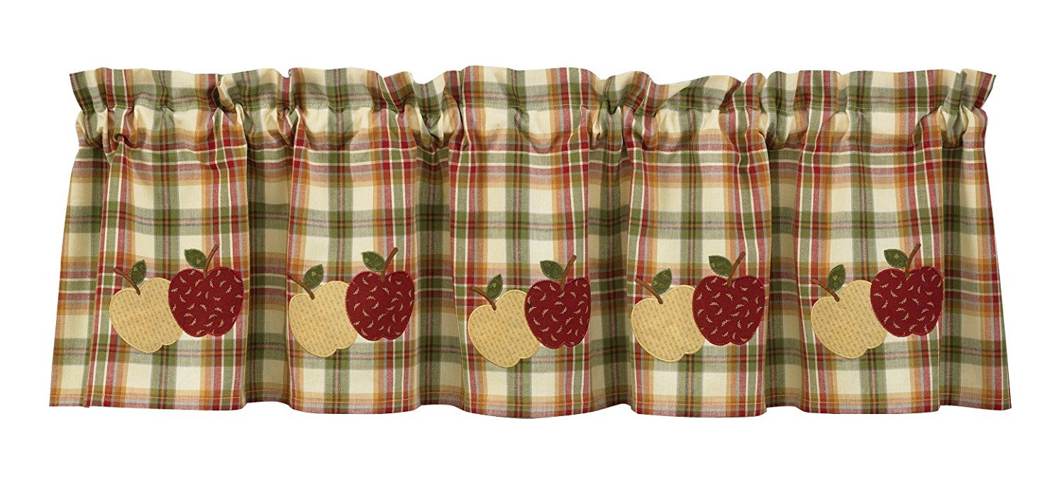 Park Designs Apple Lined Valance 60 x 14 Inches - Olde Church Emporium