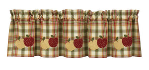 Park Designs Apple Lined Valance 60 x 14 Inches - Olde Church Emporium