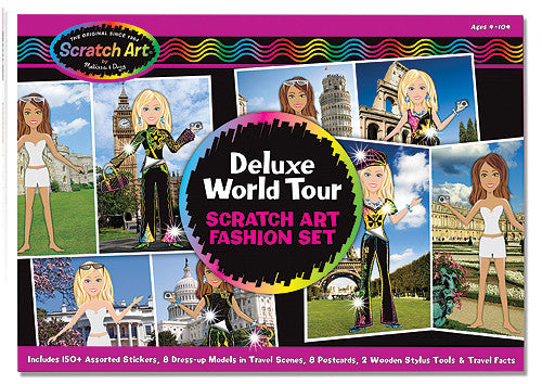 Scratch Art® Deluxe World Tour Fashion Set - Boxed Kits [Home Decor]- Olde Church Emporium