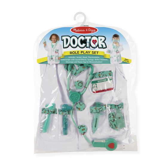 Melissa and Doug Doctor Role Play Costume Set 3 to 6 years old