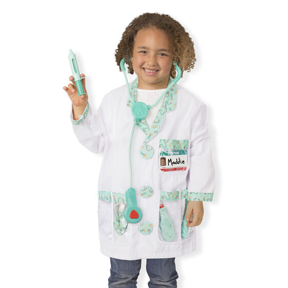 Melissa and Doug Doctor Role Play Costume Set 3 to 6 years old