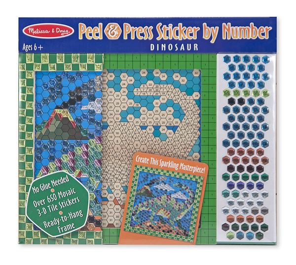 Melissa & Doug - Peel and Press Sticker by Number Activity Kit