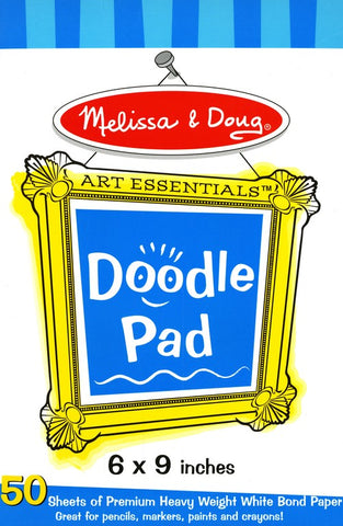 Melissa and Doug Doodle Paper Pad 50 Sheets