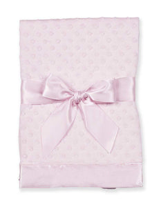 Bearington Baby Dottie Snuggle Blanket (Pink) 28.5" X 28.5" - Olde Church Emporium