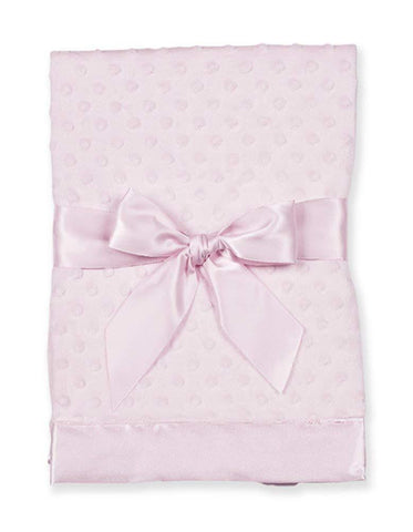 Bearington Baby Dottie Snuggle Blanket (Pink) 28.5" X 28.5" - Olde Church Emporium