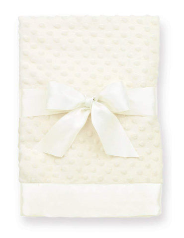 Bearington Baby Dottie Snuggle Blanket (Cream) 28.5" x 28.5" - Olde Church Emporium