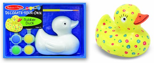 Melissa and Doug - Decorate-Your-Own Rubber Duck Toy [Home Decor]- Olde Church Emporium