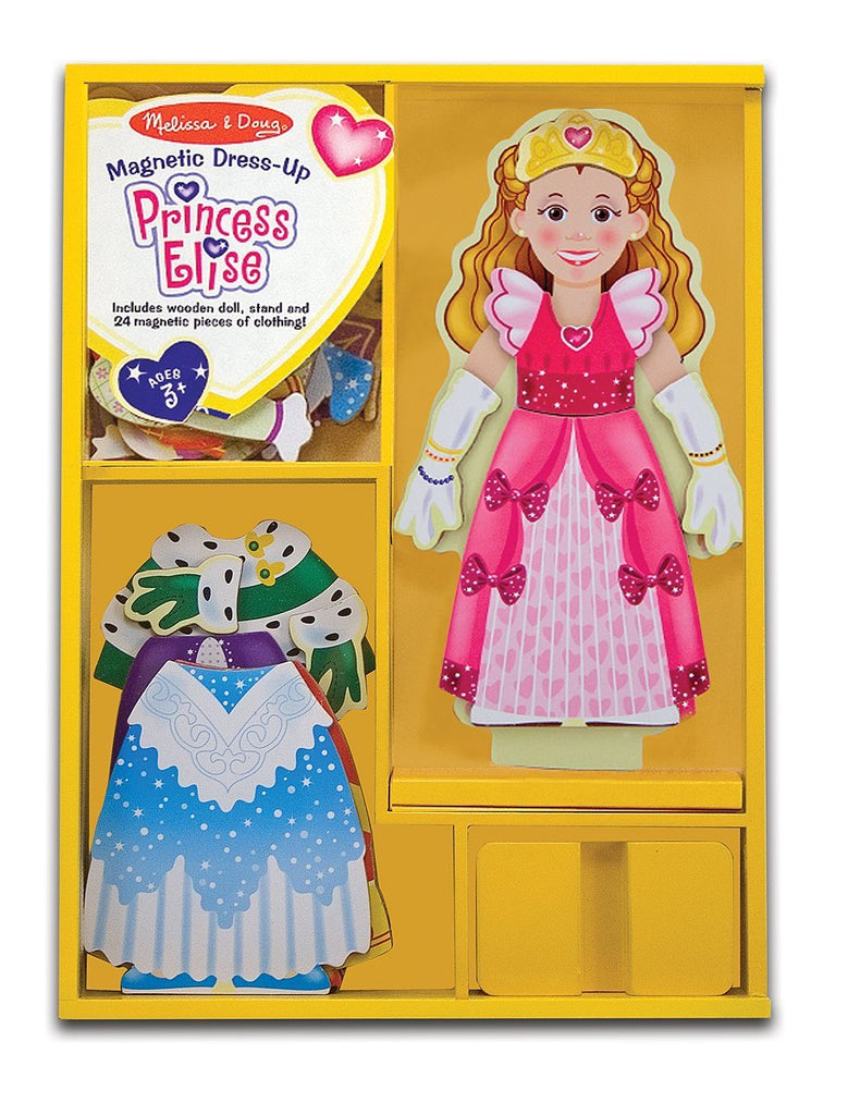 Melissa & Doug - Deluxe Princess Elise Magnetic Wooden Dress-Up Doll P –  Olde Church Emporium