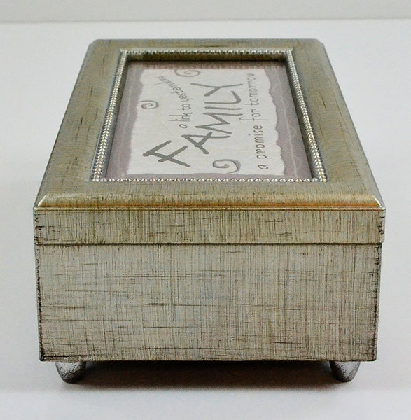Family Rectangle Music Box, 6-Inch by 4-Inch by 2-1/2-Inch - Olde Church Emporium