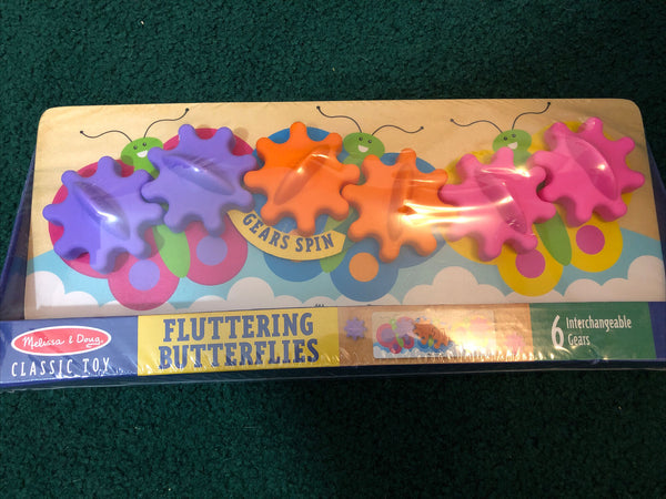 Melissa & Doug - Fluttering Butterflies Gear Toy Ages 18 Months+ Item # 3074