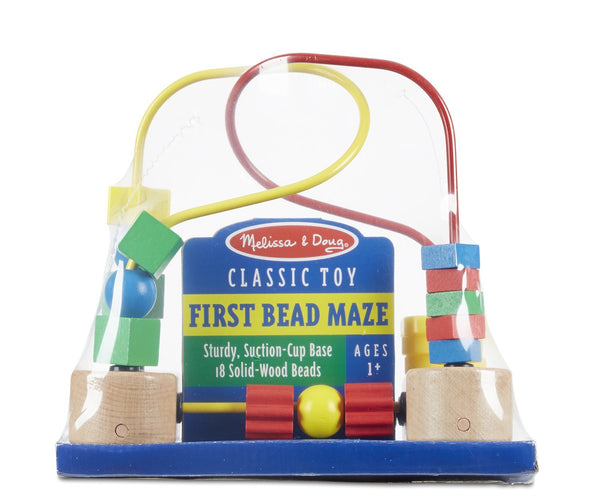 Melissa & Doug - First Bead Maze Wooden Educational Toy - Olde Church Emporium
