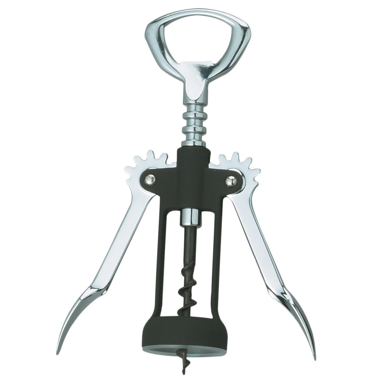 Fantes Rubber-Touch Wing Corkscrew, Made in Italy, 6.75-Inches x 2.625-Inches, The Italian Market Original since 1906 - Olde Church Emporium