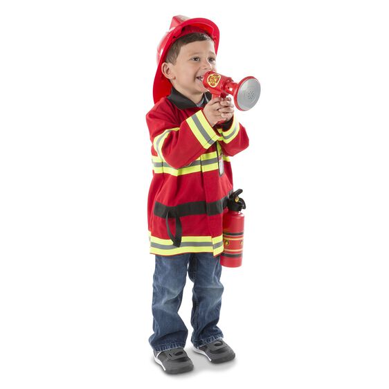 Melissa and Doug Fire Chief Role Play Costume Set 3 to 6 years old