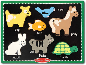 Melissa and Doug My First Chunky Puzzle Pets 000772037143 Ages 2+