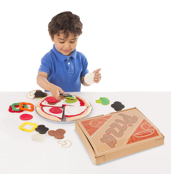 Melissa & Doug Cutting Food - Play Food Set With 30 + Hand-Painted Wooden Pieces,, and Cutting Board [Home Decor]- Olde Church Emporium