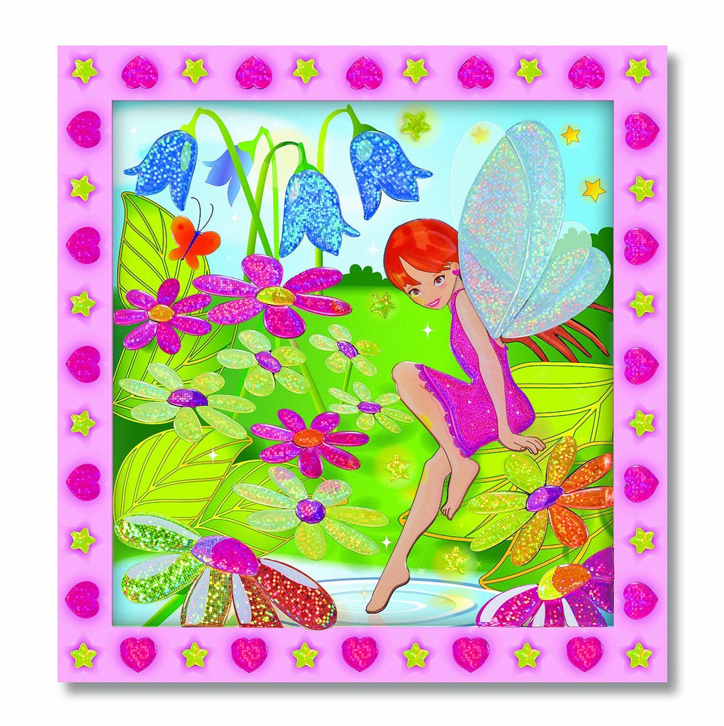Melissa & Doug Peel & Press Sticker by Number - Flower Garden Fairy