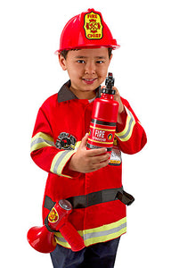 Melissa and Doug Fire Chief Role Play Costume Set 3 to 6 years old [Home Decor]- Olde Church Emporium