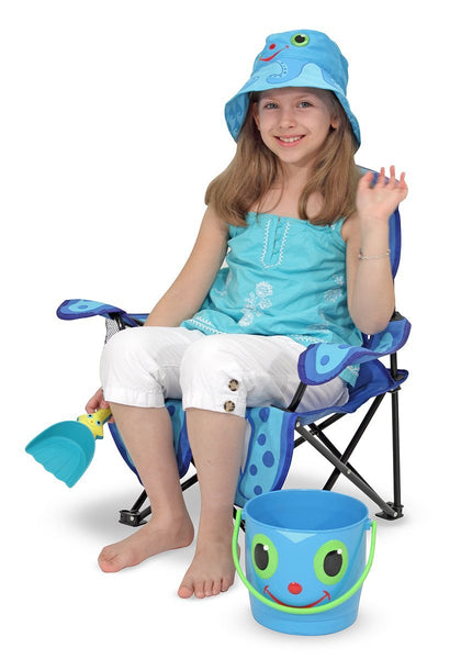 Melissa & Doug - Sunny Patch Flex Octopus Folding Beach Chair for Kids Other Styles Available [Home Decor]- Olde Church Emporium