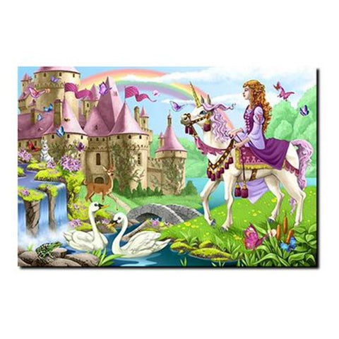 Fairy Tale Castle Floor Puzzle 00077044271 Melissa and Doug 48 pcs Ages 3+