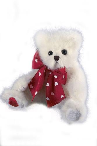 Bearington - Heartbreaker Plush Little Valentines Bear 8.5 Inches and Retired - Olde Church Emporium