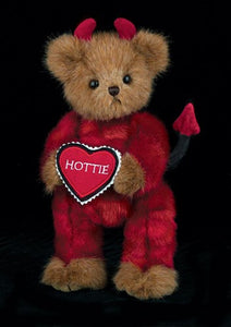 Bearington - Hottie Bear Stuffed Animal Valentine Teddy Bear 10 Inche - Olde Church Emporium