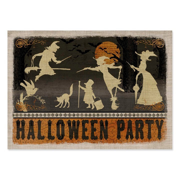 Heritage Halloween Placemats 14 x 20 Inches