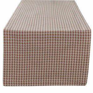 Park Houndstooth Table Runner Sunset 15 x 72 Inches Long